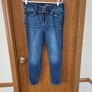 Torrid Blue Jeggings with Stretch and Tapered Fit